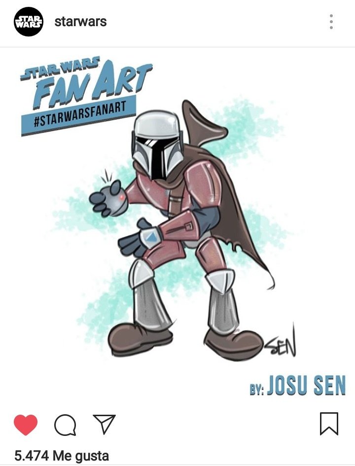 JosuSen's tweet photo. So honored to be featured today at @starwars instagram account!! Crazy feeling having your art shared by the franchise you fell in love as a kid! Thanks for the feature! #josusendraws https://t.co/MSlaPUtHjy