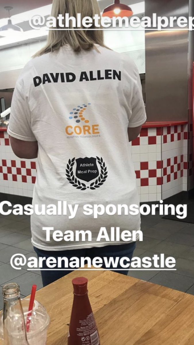 And there we have it #CORE sponsoring <a href="/davidthewhiter1/">.</a>  you’ve got this 👊🏽 <a href="/4EvaEverton/">Lee</a>