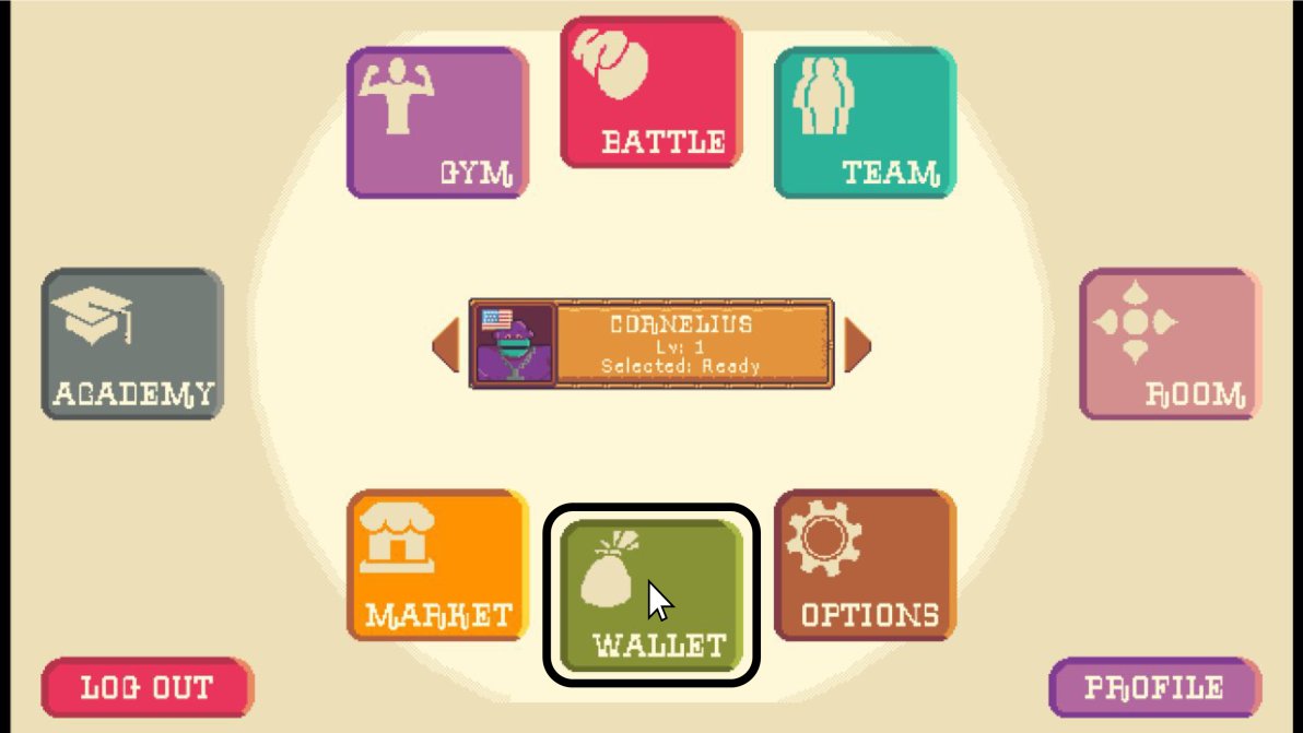 Before you can start playing, you need SOUL to buy luchadores from the wrestler market. You can access your wallet and top up your #NachoMen account with either #NEO or #SOUL in the WALLET section.

#Crypto #blockchain #games #Cryptogames #smarteconomy  #PhantasmaChain