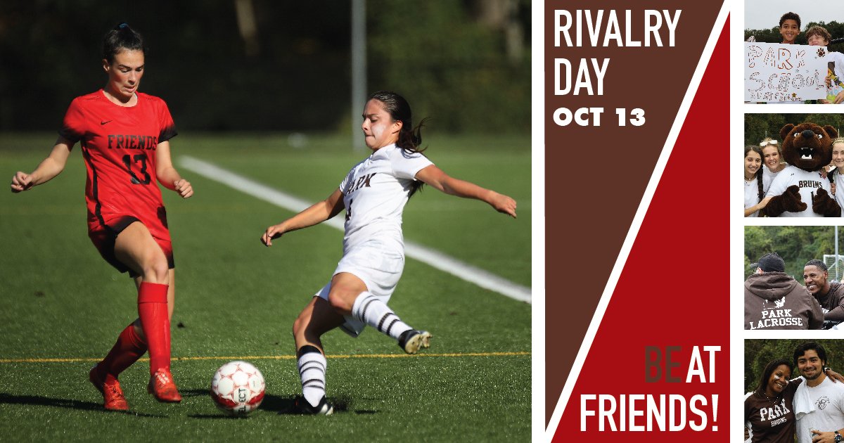 TheParkSchool's tweet photo. Rivalry Day is TOMORROW! Join us at Friends School for a full day of games. 

Visit our website for schedule: https://t.co/0J5tbvBtUO

 #GoBruins #BreaktheQuakes https://t.co/NV4MMTC01x