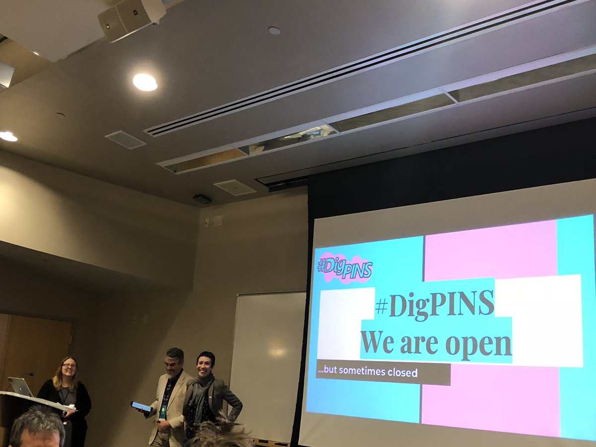 analyticturn's tweet image. Getting groovy with this “faculty development... thing” in the Governor’s Amphitheater of #OpenEd18. Key takeaways from the #DigPINS model with @sundilu, @Autumm, &amp;amp; @joefromkenyon (with real pins!!!).