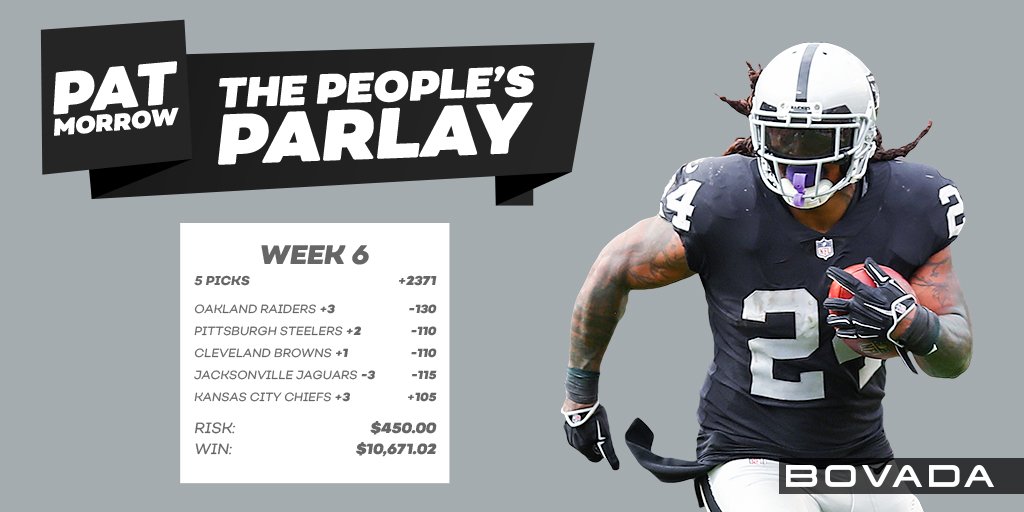 BovadaOfficial's tweet photo. This #PeoplesParlay is about to go BEASTMODE. 

Retweet it before Sunday 1pm ET and if it hits, we'll split the winnings. 💰 https://t.co/dqhLY08v9f