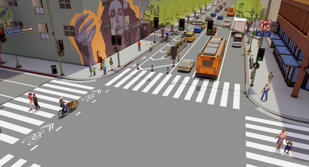 LAFashionDist's tweet photo. Have you seen the latest project? - https://t.co/XGeoyuei03
#MainandSpringForward #LAFashionDistrict #BikeLA #WalkLA #DTLA https://t.co/HLJyluwdaK