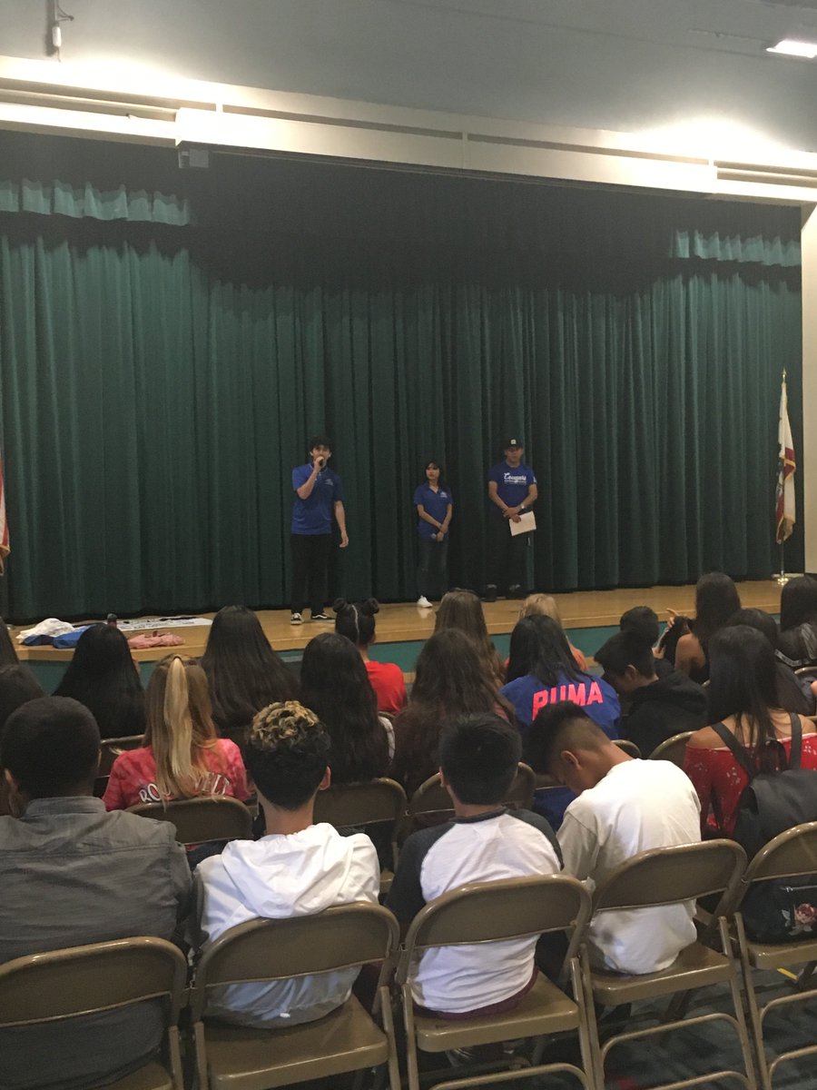RMSwildcatsVUSD's tweet photo. Fantastic presentation by CSUSM Alliance students today! Thank you! #wavepact #forwardtogether https://t.co/KUNTAkg93B