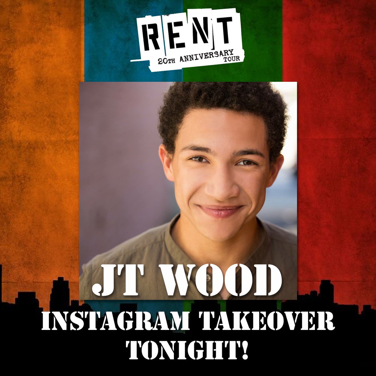 ssstageindy's tweet photo. INSTAGRAM TAKE-OVER: Follow along tonight as #SSSAlum J.t. Wood takes us behind the scenes of his life on the international RENT 20th Anniversary Tour! Don't miss these exciting updates from Shanghai on @ssstageindy https://t.co/vqWrlhzQIR