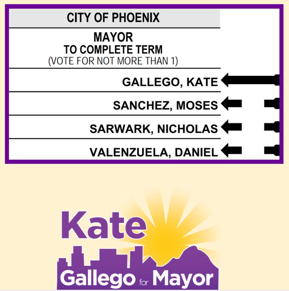 KateWGallego's tweet photo. Ballots are hitting mailboxes & the election is officially underway!
Here comes the most important part of this campaign, my chance to earn your vote to build a better Phoenix!
RT if you’re voting Kate Gallego for #PhxMayor #StandWithKateGallego https://t.co/n6YcoR6jiI