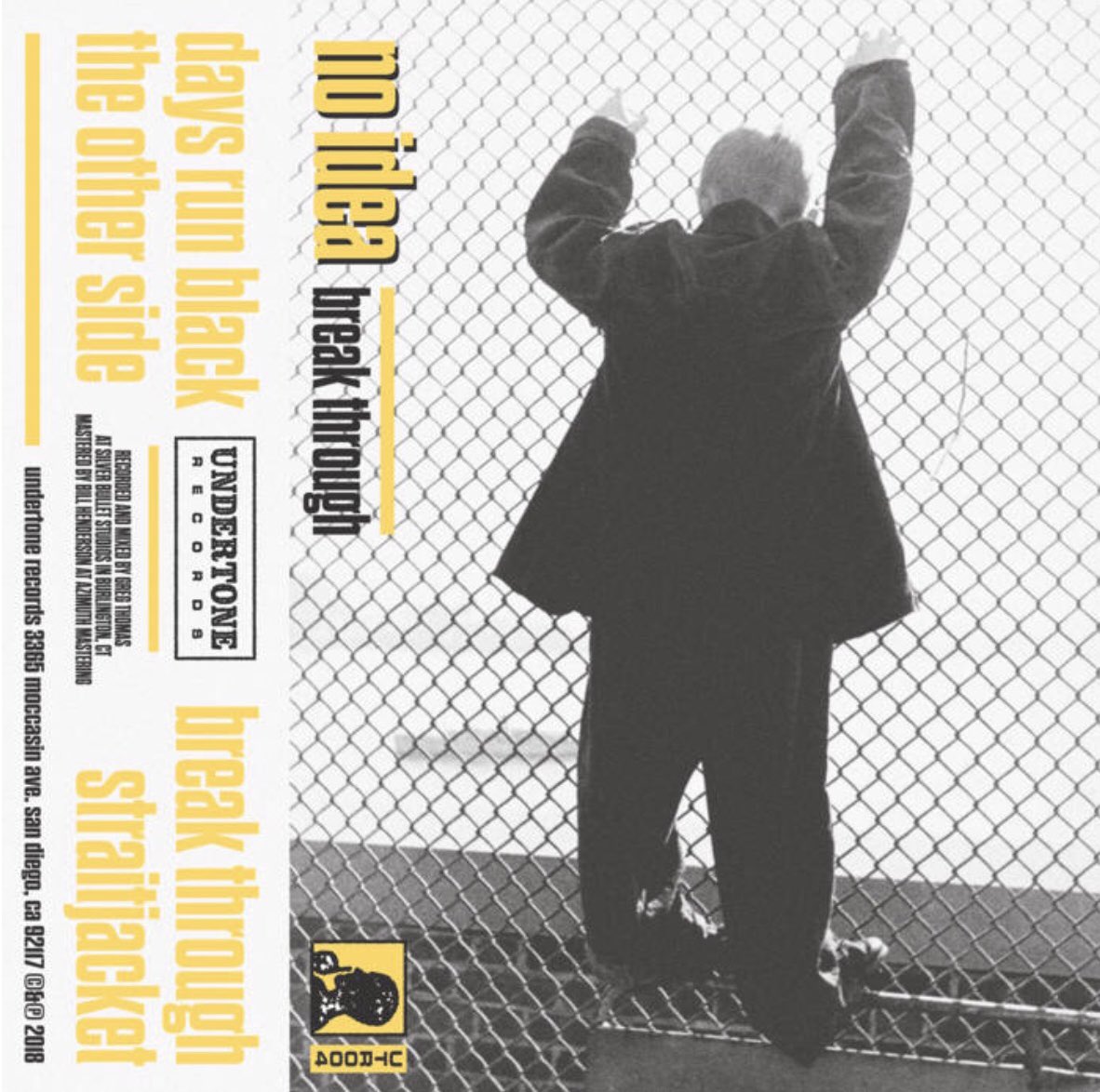 BREAK THROUGH full EP streaming now at undertonerecs.bandcamp.com
Pre-Order tapes and shirts at 
undertonerecords.bigcartel.com/product/no-ide…