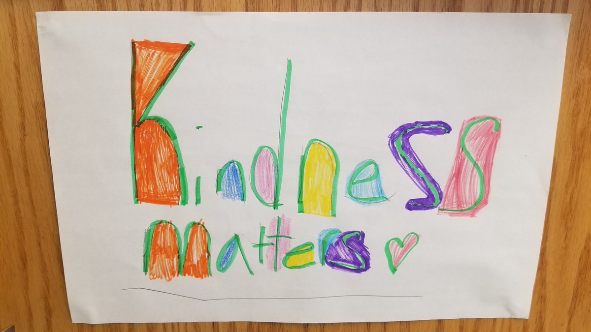 szuksta's tweet photo. Our classroom is colorful with Kindness! #PESOctober18 https://t.co/twQPPzfKkX