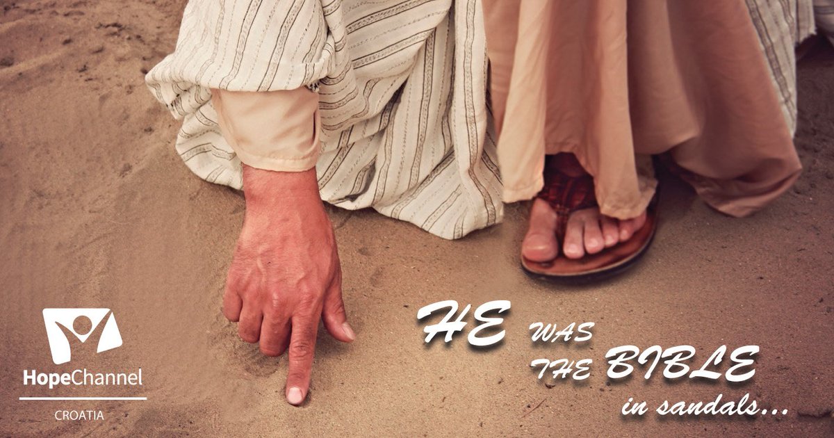 He was the Bible... 
#Hope #hopechannel.hr #Jesus #Bible #tv #sda #channel