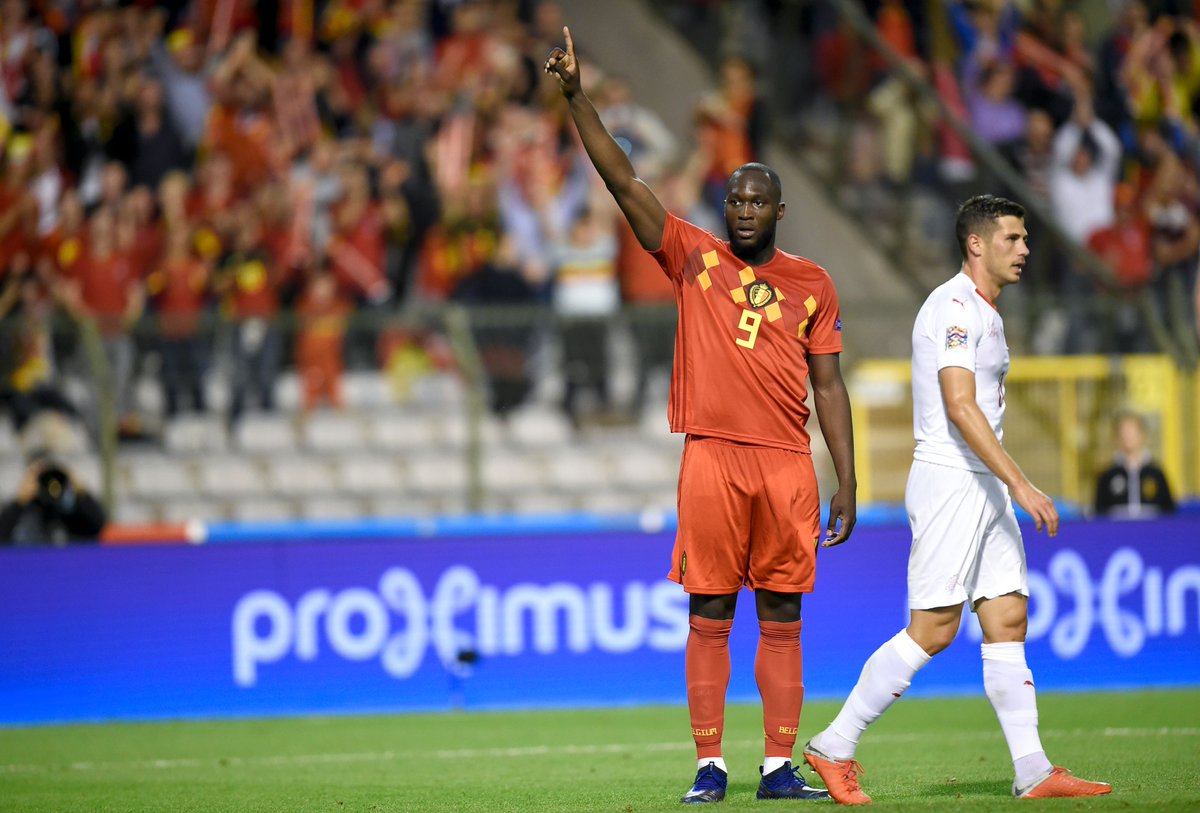EURO2024FRA's tweet image. #BELSUI #UNL @RomeluLukaku9 ce soir: 1⚽ + 1🏆 💪