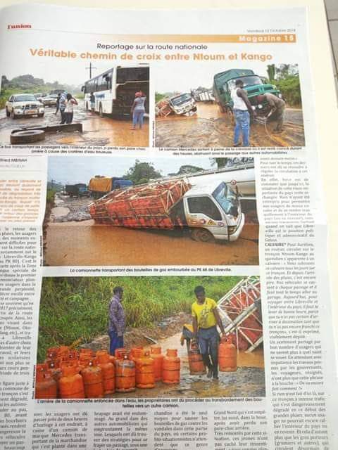 PeterBrady241's tweet photo. Le #Gabon n'a pas de routes. Lorsqu'une personnalité politique étrangère arrive à Libreville la capitale, le cortège est obligé de faire le détour, pour cacher les rues dégradées. Où est l'investissement de l'@AFD_France

@libe 
@LePoint 
@lemondefr 
@sandrinerigaud 
@LEXPRESS https://t.co/LSHj7Pbvww