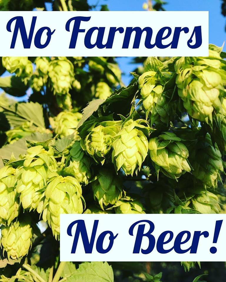 It’s National Farmers Day! Cheers to all of the hardworking men &amp; women that bring to fruition those crops that sustain us &amp; make life a little more fun! 🌱🍺 #nationalfarmersday #yakimavalleyhops #craftbeer #YakimaValley #homebrewing #beerisfood