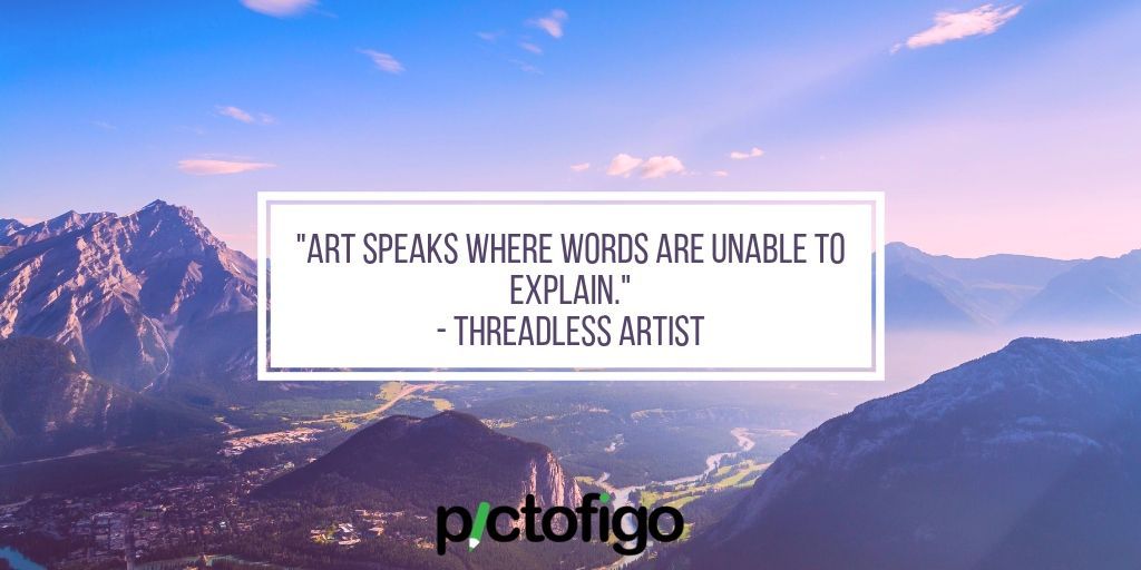 pictofigo's tweet photo. "Art speaks where words are unable to explain." - Threadless Artist
#Freehand #DrawingImage #Art #Artist #Artists #Painting #Painter #Quotes #Quote #ArtQuotes https://t.co/ea9MN7zySv