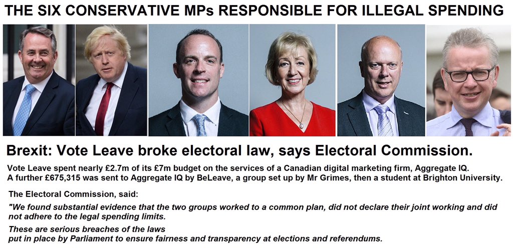 aunty_shirley's tweet image. Seen this by any chance?  Why no reporting of this?  Are you running scared of the @Conservatives or are you in bed with the @Conservatives #VoteLeaveBrokeTheLaw #voteleavecriminals #fascistBBC