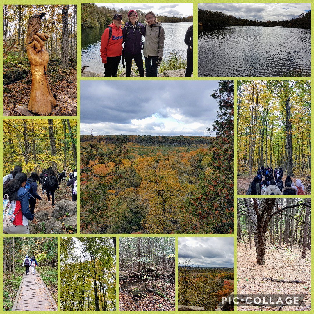 MsNiro13's tweet photo. Today 88 @LASSinspires #PPL1O Ss hiked from Rattlesnake Point to Crawford Lake along the Niagara Escarpment! #PhysEd #OutdoorEd #GetOutside @PeelSchools https://t.co/Ov44vBZMpw