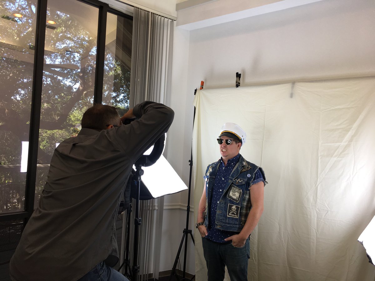 MicroMainCorp's tweet image. Photo shoot day today at MicroMain! We wanted to capture not just our professional sides, but our fun sides, too...which Andrew was totally on board with! (Get it? On board? Anyone?...) #cmms #lifeatmicromain #maintenance #maintenancemanagement #friday #friyay