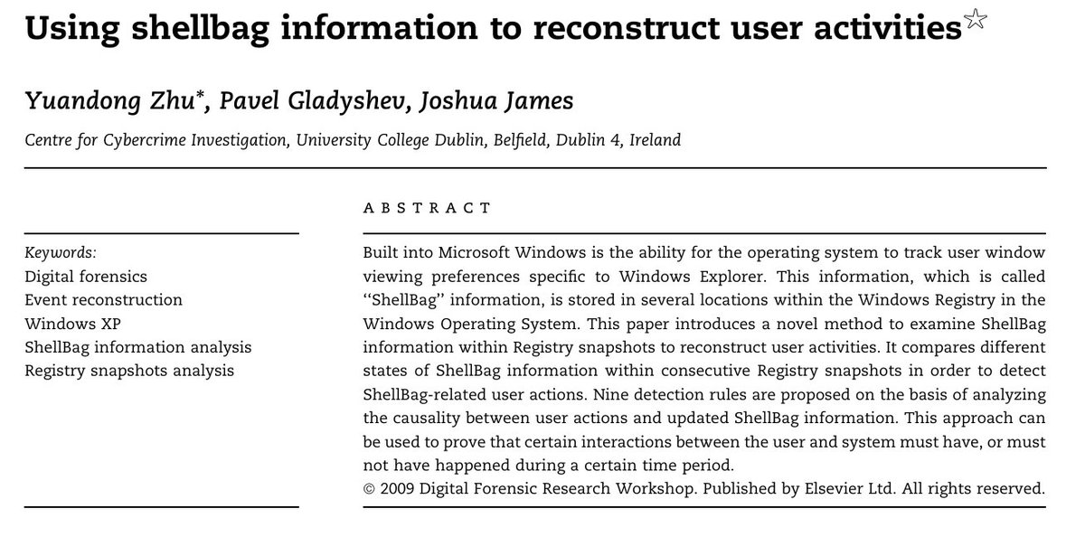 yassine_lemmou's tweet image. Using #ShellBag Information to Reconstruct User Activities
dfrws.org/2009/proceedin…