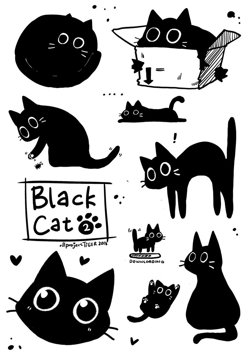 Black cat 2 "Tigera の 漫 画.