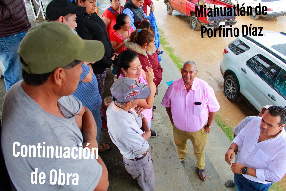 DAROaxaca's tweet photo. Con una inversión de $ 1,778,400.00 pesos, arranca la continuación de la pavimentación en la calle Ejercito Nacional en la Localidad de Miahuatlán de Porfirio Díaz. #Oaxaca

Continuaré trabajando aún habiendo terminado mi período de gestión como Diputado Federal. https://t.co/j2Lbew4wlG