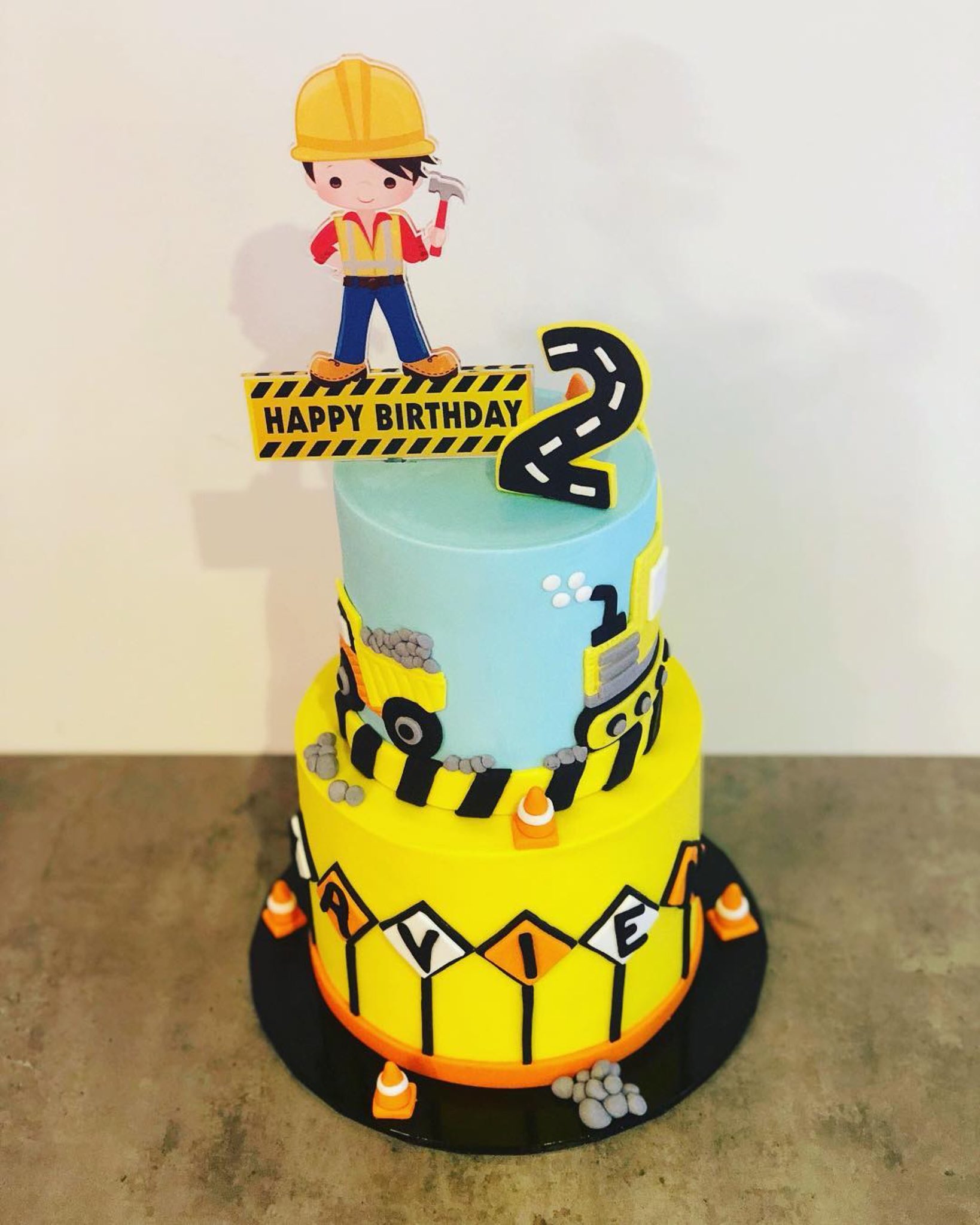 Construction Worker Cake Construction Worker Cake