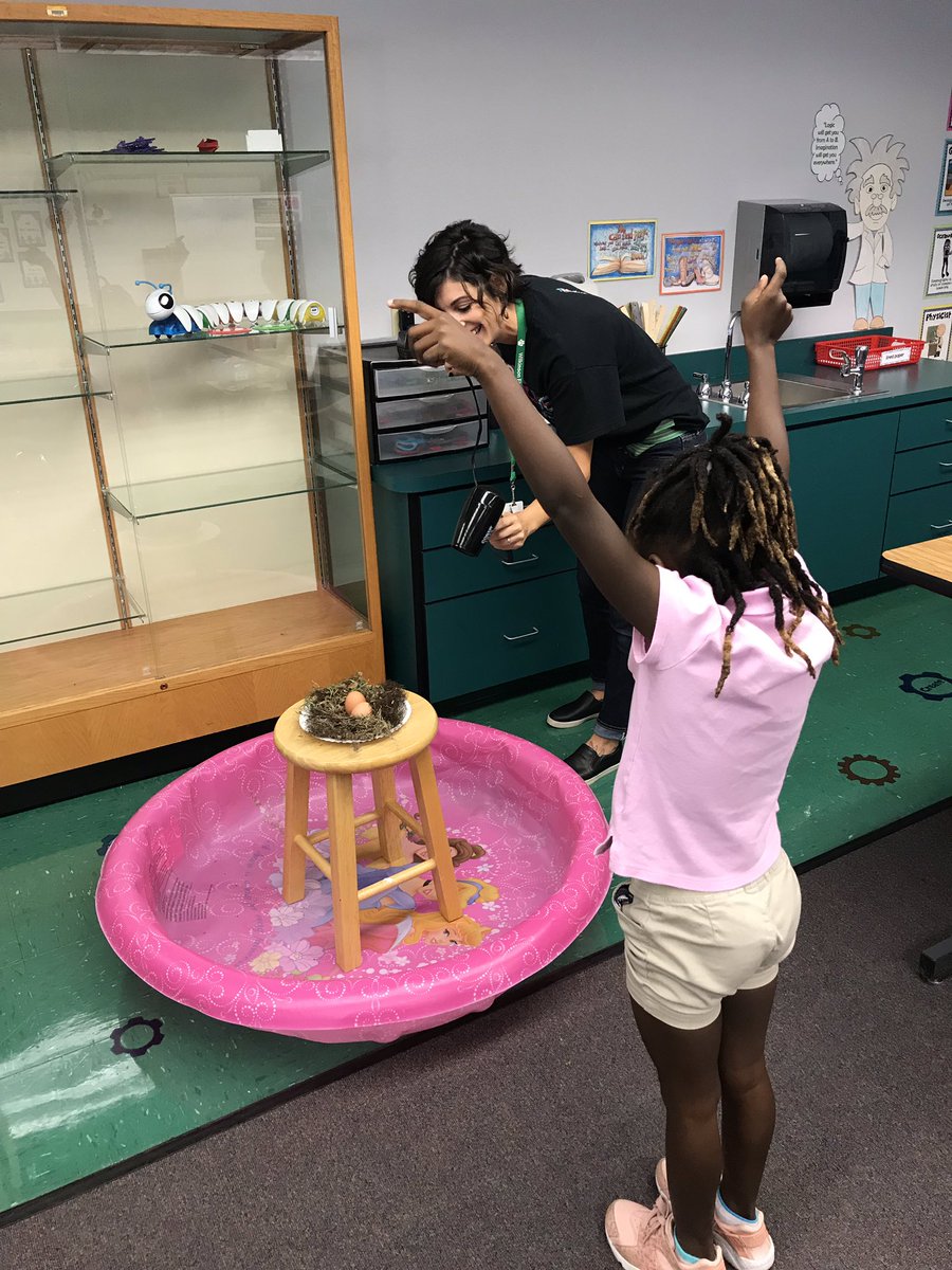 WilkinsonSCS's tweet photo. First grade tested the strength of their bird nests with wind and rain to conclude their unit on owls! π¦ π¨ π§ #STEAMacademy https://t.co/nq67W4QMoU