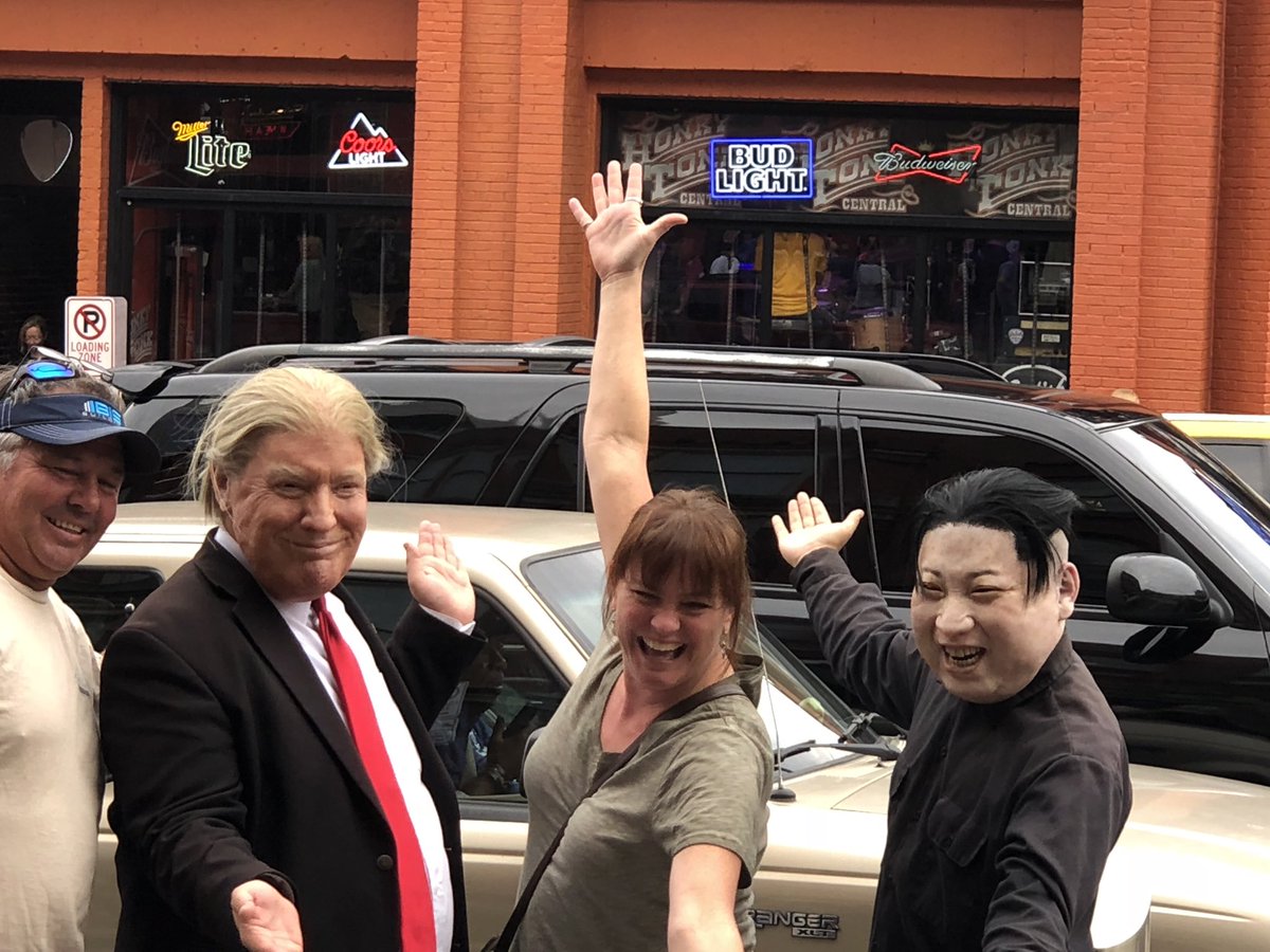 deanasher's tweet photo. Good to see this guys getting along in Nashville of all places in the world! https://t.co/QcbydbbmDB
