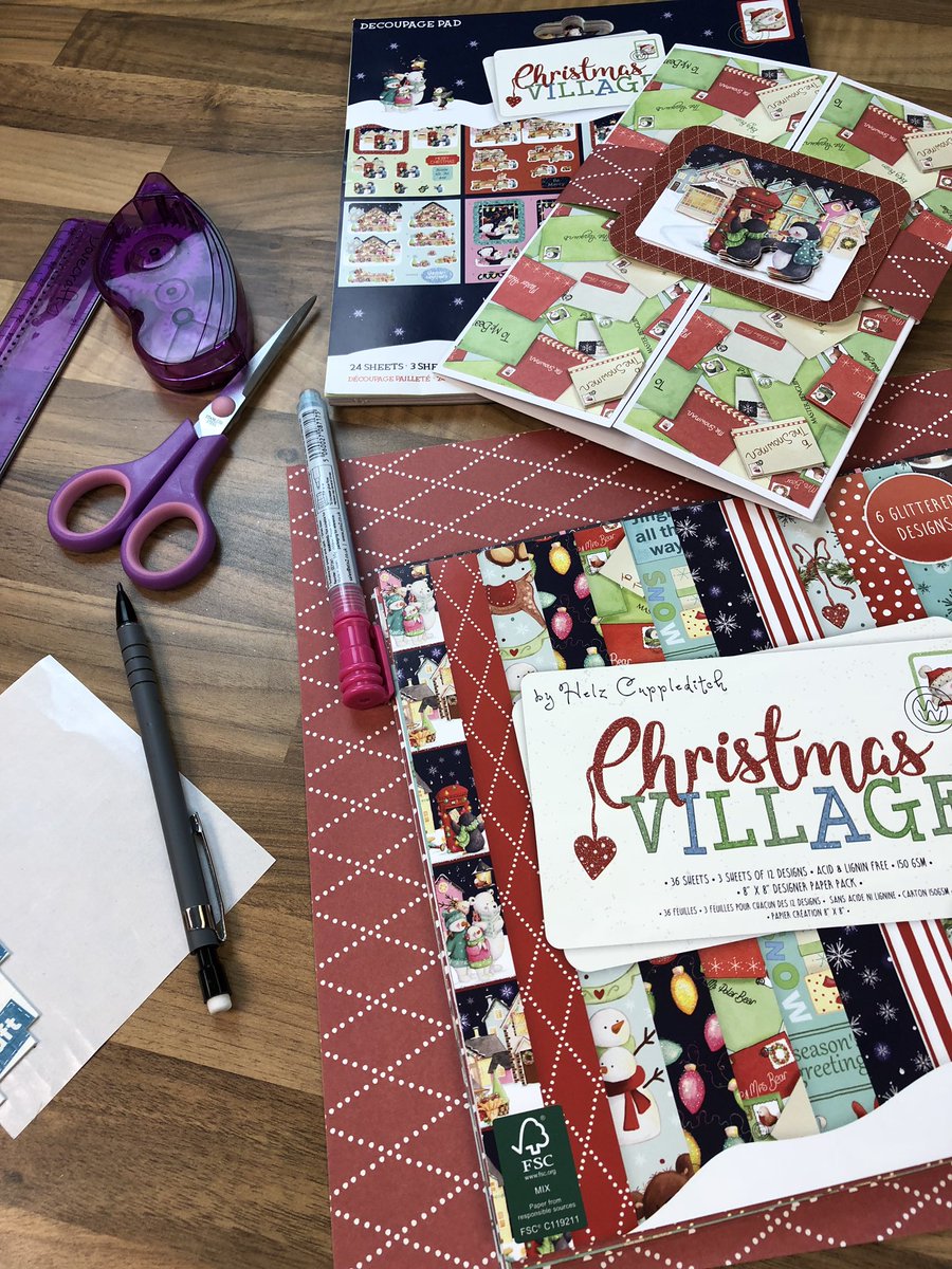 imakecutecards's tweet photo. I had a great morning down at @hobbybaseuk this morning. Did you see my live craft along? I made a super fun Christmas card. 
I also pre recorded a demo of how to make a bright and cheerful Day of the Dead inspired card and looked at what’s new in stock! https://t.co/ESxkWtiu0j