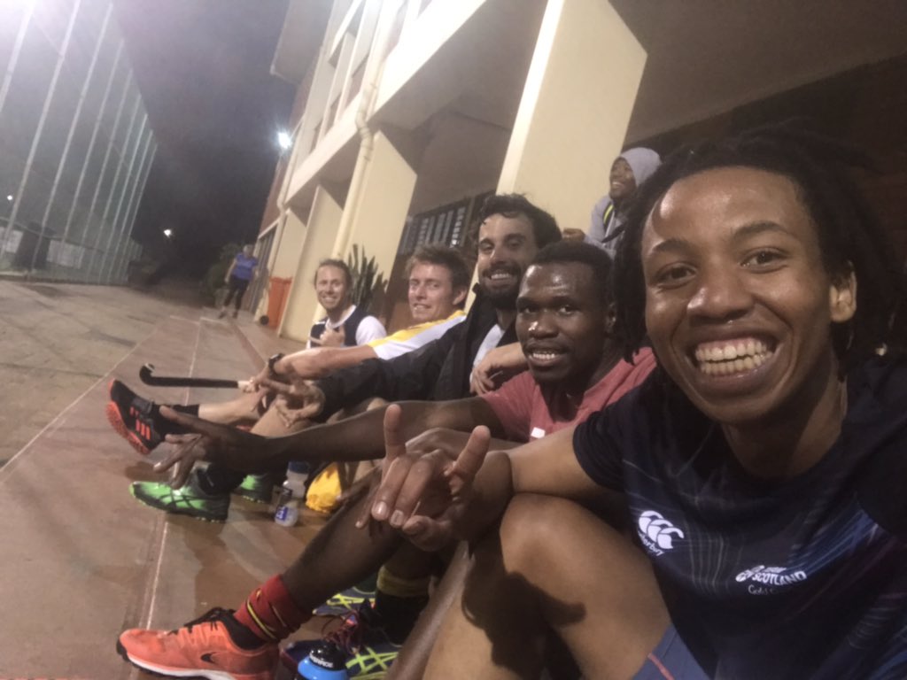 Fake smiles after a tough fitness test 🙈🗣