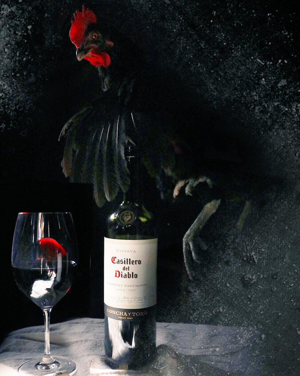 #AD Rumor has it that the cellar of Concha y Toro #Winery of long ago was haunted by the Devil. This here is my interpretation, ok?! The legend puts the "Diablo" in <a href="/CasilleroWineUS/">Casillero del Diablo US</a> Casillero del Diablo #cabernet. For more, visit bit.ly/CDDhalloween #officialwineofhalloween
