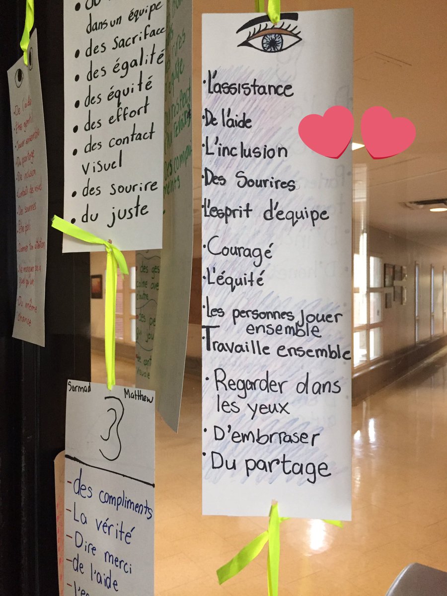 Mme_DLL's tweet photo. Ss in #room225 @CosburnMS expressed what #respect sounds and looks like #enfrançais @TDSB_fsl https://t.co/QMJgopyQoh