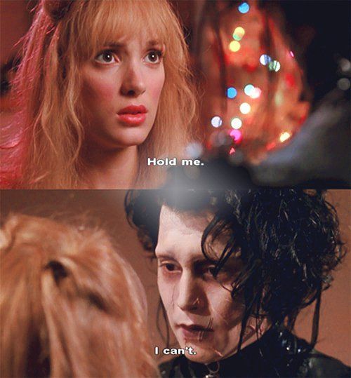 monsterofcinema's tweet photo. Johnny Depp and Winona Ryder in ''Edward Scissorhands'' (1990) ❤️ https://t.co/pznldstreJ