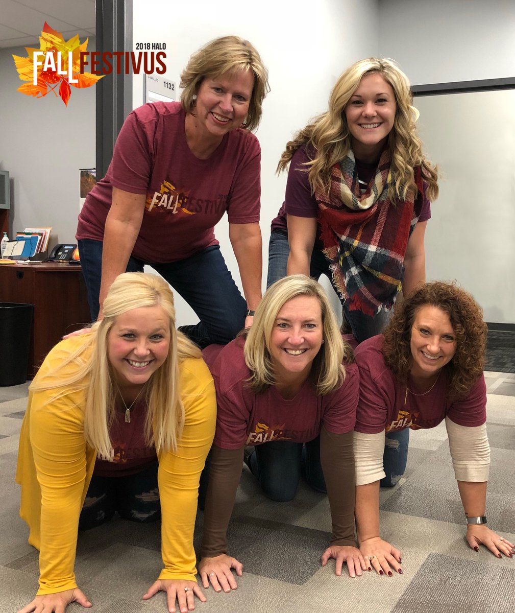 HALOBrandedSlns's tweet image. Some days you just need to make up your own holiday.. HALO's corporate  office in Sterling spiced things up by celebrating HALO's Fall Festivus. #FallFestivus