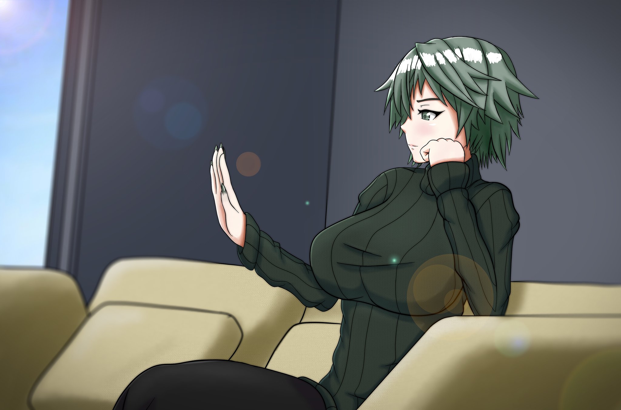 ChrispyNi - Unchained God of Death on X: Just another drawing of  @Buckethead_ero's greenhair girl (I hope you give her a name😀). Little bit  worse than the previous one, but I think