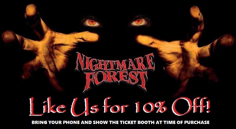 nightmareforest's tweet photo. Who's coming out to #NightmareForest this weekend?! https://t.co/AVV3LKDT2q