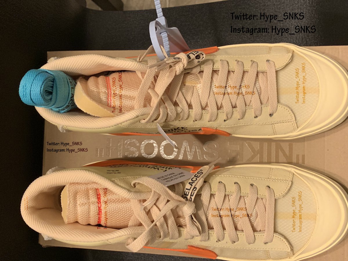 Hype_SNKS's tweet photo. Size 11 Off-White Nike Blazer Mid "All Hallows Eve" for sale Deadstock $3k shipped OBO DMs open for more info. #OffWhite #HallowsEve #KOTD #Hypebeast #Nike  #NiceKicks #Supreme #highsnobiety #ComplexKicks #Hype #Deadstock #Chicago #NCAT #UNCG #WSSU #GHOE #HypeSNKS #ATL #Halloween https://t.co/9RtEs2pwZ1