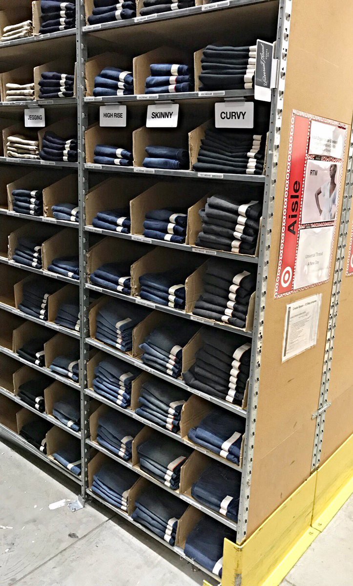 shaheedAtTarget's tweet image. Keeping Denim Stockroom floor ready is Crucial this holiday season. Easily identifiable Fits, Colors and sizes make it super easy to fill online orders and replenish the sales floor for our valued guests!