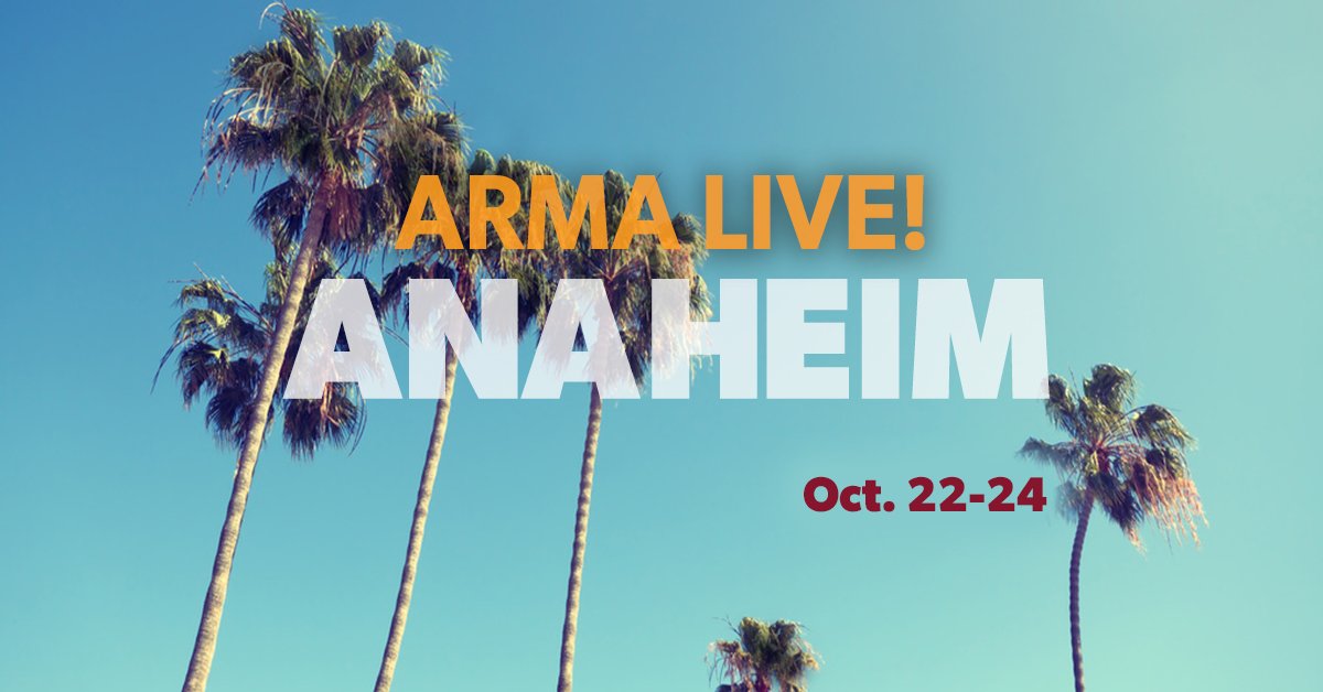 ARMA_INT's tweet photo. TEN DAYS UNTIL #ARMALive2018!
Combat the enemy with the super hero powers you will gain! With the latest education and networking opportunities, you will be able to fight any battle that will come your way. Register now! https://t.co/U0stB6mHut https://t.co/Cj3YZe2OUn