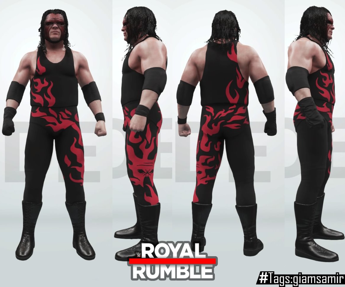 WWE Demon Kane (Royal Rumble 2018) Minecraft Skin