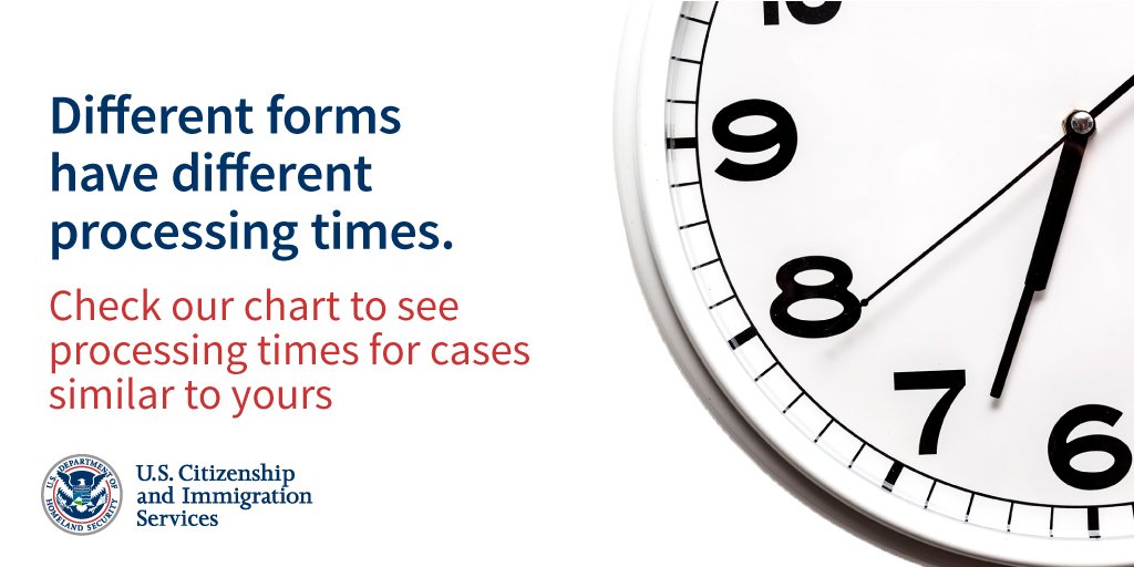USCIS on Twitter "Our case processing times page is easy to use