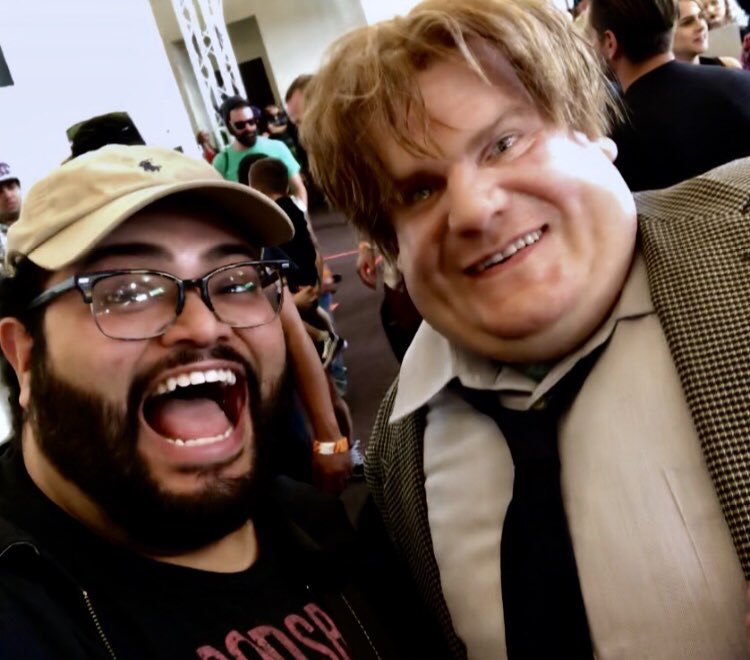 Ran into Tommy Boy!! #TommyBoy #fatguyinalittlecoat