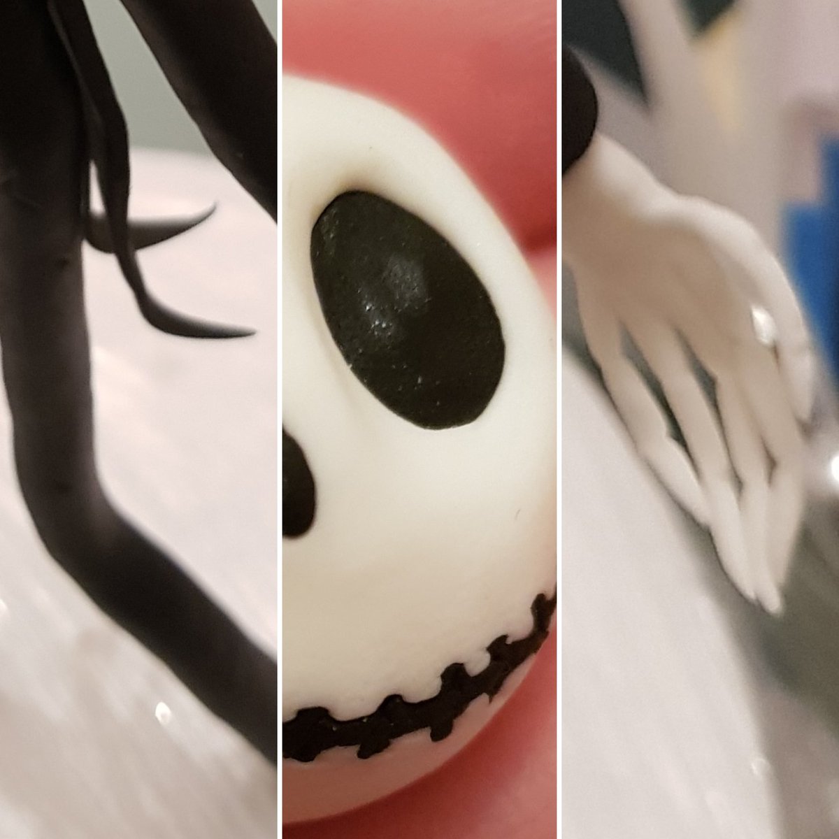 AuntieCakeBakes's tweet photo. Husband was out this evening, so I started work on a certain chap. 💀🎃🍃🍂🍁🎅🎄
#WIP #sneakpeek #somethingjustforme #Halloween #sugarwork #cakedecorating #modelmaking #AuntieCakeBakes https://t.co/pOAl7qFLK7