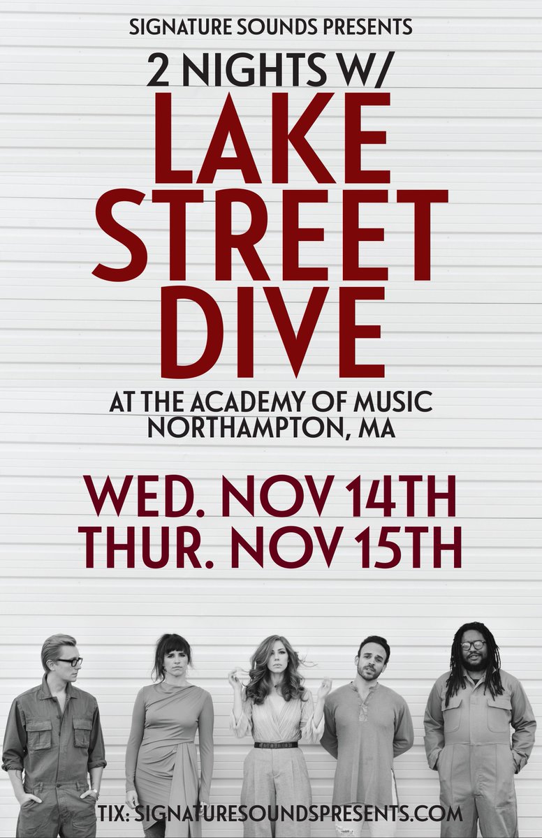 Lake Street Dive • Wed-Thurs, 11.14-15 Academy of Music Theatre