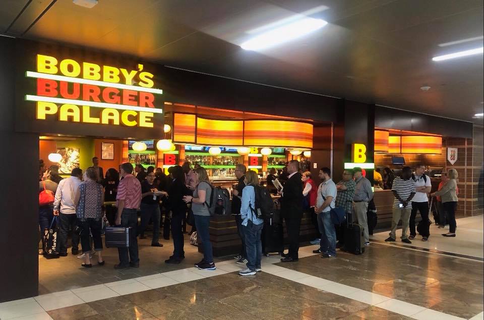 ConcessionsIntl's tweet photo. We’re thrilled to announce that Bobby’s Burger Palace has landed at @ATLairport!  The restaurant looks amazing, the food is fresh &amp; delicious, and our awesome team is ready to serve you!  Stop by and visit us on Concourse B, Gate 26! #Cintl #Flayforall https://t.co/NBpwilWTBu