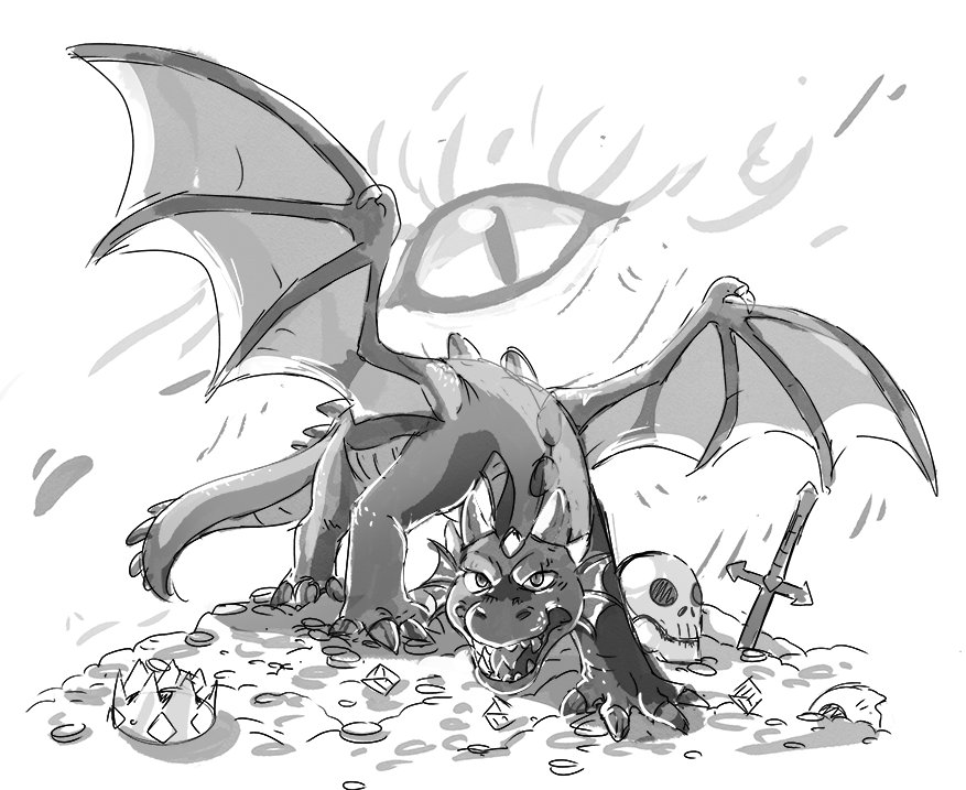 kellberryart's tweet photo. Day 13 - Guarding
A baby dragon guarding its treasure... A mother dragon..also guarding its treasure. :P

#inktober #inktober2018 #day13 #dragon #digitalart #fantasy #kellberryart https://t.co/qJ0lX81R4M