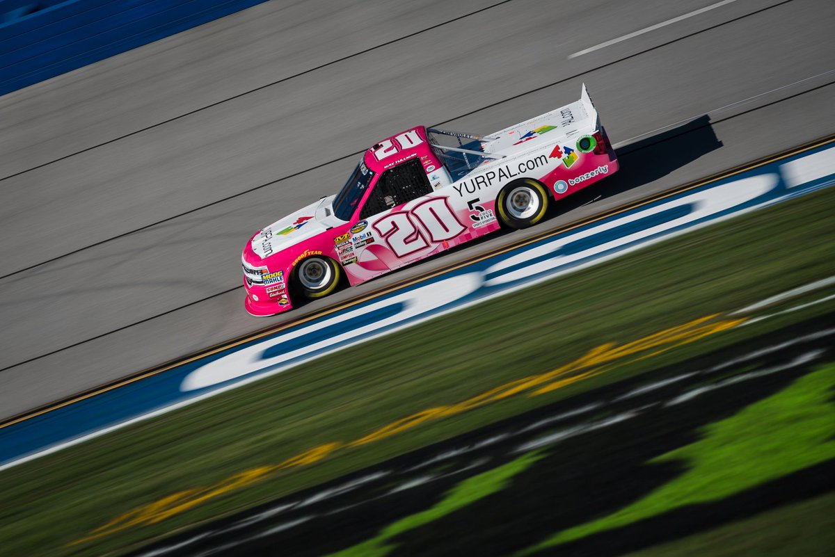 vad3rt3sla's tweet photo. It's RACE DAY @TalladegaSuperS ....

@maxtullman looking to take his No. 20 @yurpal Chevrolet to the front today for @youngsmtrsports. 

We appreciate your support

1:00 p.m. ET on @NASCARONFOX, @MRNRadio and @SiriusXMNASCAR 

#NASCAR https://t.co/ELaX16Xhi9