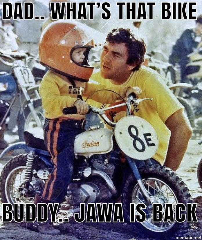 Well can’t say much for Dad’s who won’t be able to answer this question.. Wake up @jawamotorcycles is BACK !!! @reach_anupam @BRustomjee @anandmahindra @ashishkjoshi #motorcycles #justjawa