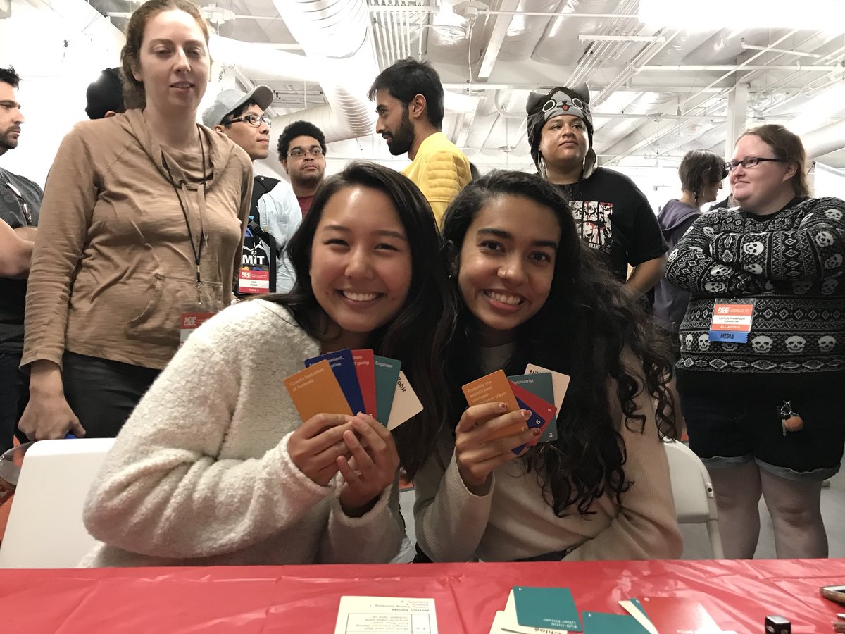 .<a href="/IndieCade/">IndieCade</a> may have been struck by a lightning storm, but nothing stops love - we've got games rolling all night! 💕