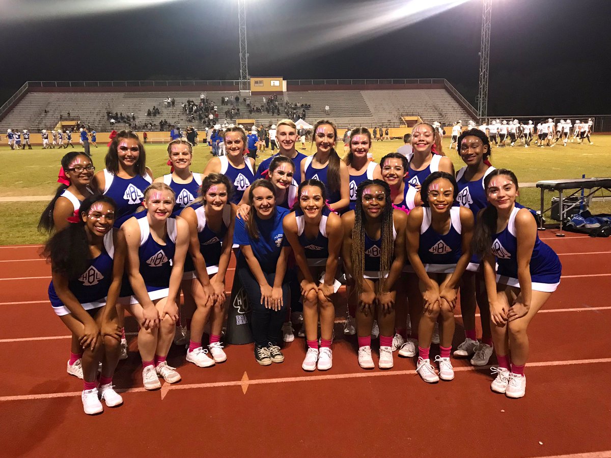 ateachingnerd's tweet photo. I got to be the cheer coach tonight! Love these amazing girls! 💙 https://t.co/SnlABxFBip