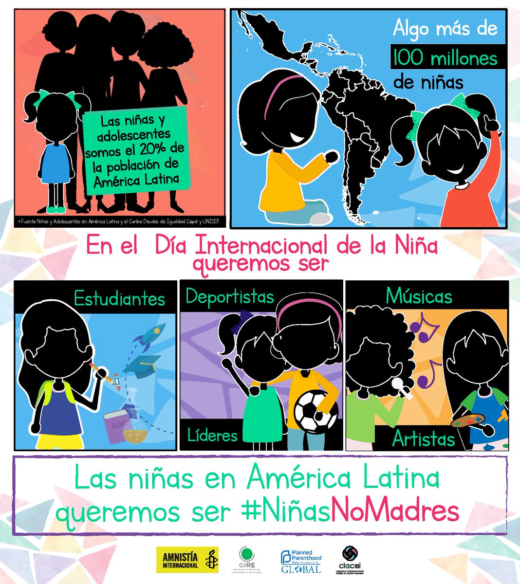 ciberfem_ec's tweet photo. El potencial de las niñas latinoamericanas es #imparable. No dejemos que su futuro sea truncado por el abuso sexual y la maternidad infantil.

Súmate Son #NiñasNoMadres https://t.co/ZeL4TZ920U