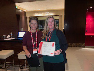 ACRMmilitaryVA's tweet photo. Here is @NakaseRisa awarding the Early Career Best Poster by the Military and Veteran Networking Group to @CotnerBridget @TampaVA during #ACRM2018.
Want to learn more about the MVANG? Check out https://t.co/NKebGCyFB5 #Veteranshealth #earlycareer https://t.co/wZUpVxaz1j